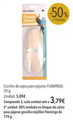 El Corte Inglés Flamingo concha de sepia oferta