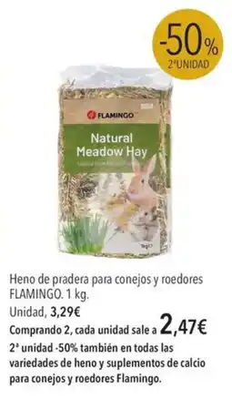 El Corte Inglés Flamingo heno de pradera oferta