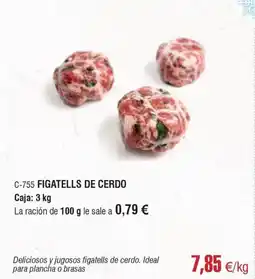 Abordo Figatells de cerdo oferta