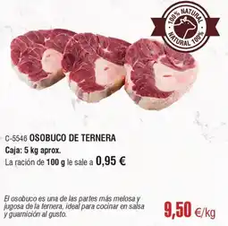 Abordo Osobuco de ternera oferta