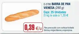 Abordo Barra de pan vienesa oferta