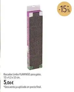 El Corte Inglés Flamingo - rascador lumbo para gatos oferta