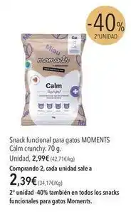 El Corte Inglés Miau - snack funcional para gatos oferta