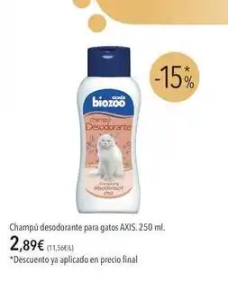 El Corte Inglés Biozoo - champu desodorante para gatos oferta