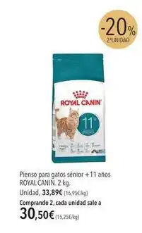 El Corte Inglés Royal canin - pienso para gatos senior + 11 anos oferta