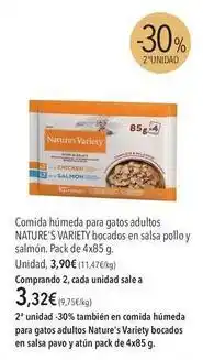 El Corte Inglés Nature's variety - comida húmeda para gatos adultos oferta
