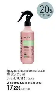 El Corte Inglés Artero - spray acondicionador sin aclarado oferta