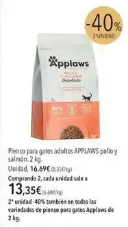 El Corte Inglés El corte inglés - pienso para gatos adultos pollo y salmón oferta