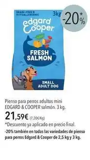 El Corte Inglés El corte inglés - pienso para perros adultos mini salmón oferta
