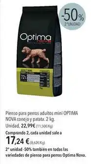 El Corte Inglés Optimals - pienso para perros adultos mini oferta