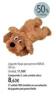 El Corte Inglés Karlie - juguete slips para perros oferta