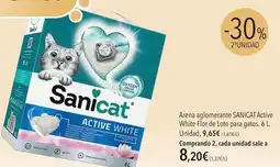 El Corte Inglés Saniclin - arena aglomerante active white flor de lo para gatos oferta