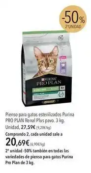 El Corte Inglés Purina - pienso para gatos esterilizados oferta