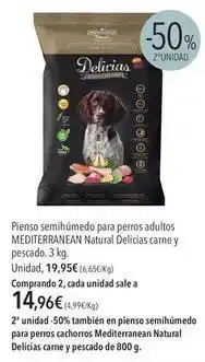 El Corte Inglés Mediterránea - pienso semihúmedo para perros adultos oferta