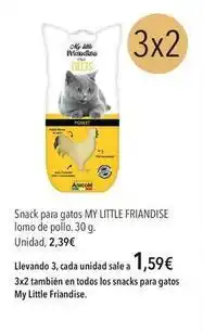 El Corte Inglés El corte inglés - snack para gatos lomo de pollo oferta