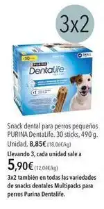 El Corte Inglés Purina - snack dental para perros pequeños oferta
