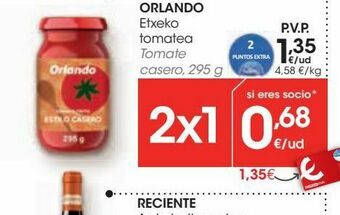 Eroski Orlando tomate casero oferta