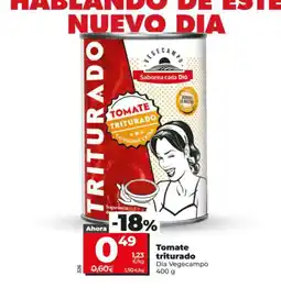 Dia Supermercados Dia Vegecampo tomate triturado oferta