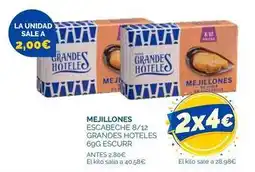 Cash Ecofamilia Grandes hoteles - mejillones escabeche 8/12 grandes holtes oferta
