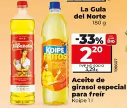 Dia Supermercados Koipe aceite de girasol especial para freír oferta