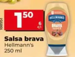 Dia Supermercados Hellmann's salsa brava oferta