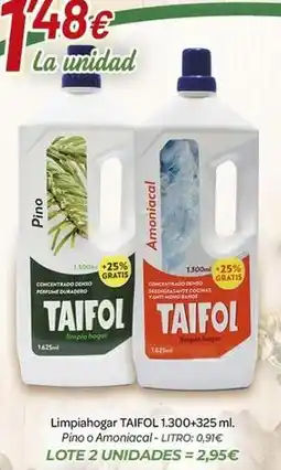 Alsara Supermercados Taifol - limpiahogar oferta