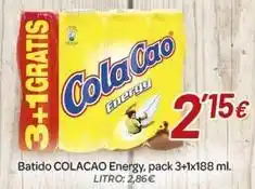 Alsara Supermercados Cola cao - batido energy oferta