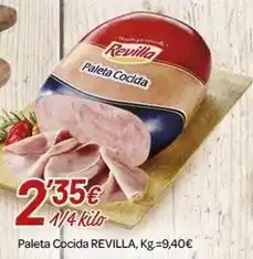 Alsara Supermercados Revilla - paleta cocida oferta