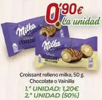 Alsara Supermercados Milka - croissant relleno oferta