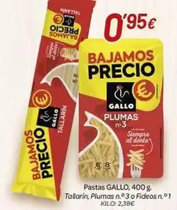 Alsara Supermercados Gallo - pastas oferta