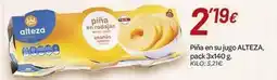 Alsara Supermercados Alteza - piña en su jugo oferta