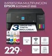 Tien 21 Epson - impresora multifuncion ecotank et-2920 oferta