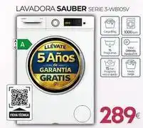 Tien 21 Sauber - lavadora serie 3-w8105v oferta