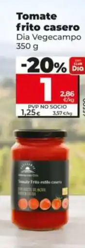 Dia Supermercados Dia Vegecampo Tomate frito casero oferta