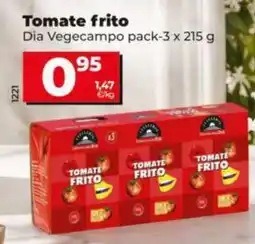 Dia Supermercados Dia Vegecampo tomate frito oferta