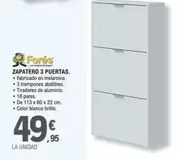 E.Leclerc Fores - zapatero 3 puertas oferta