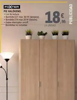 E.Leclerc Foxter - pie halógeno oferta