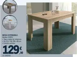 E.Leclerc Mesa extensible oferta