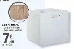 E.Leclerc 5 five - caja de madera oferta