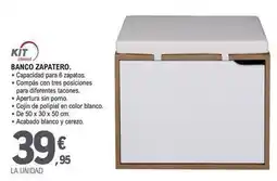 E.Leclerc Kit closet - banco zapatero oferta