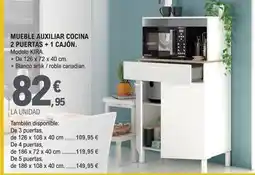 E.Leclerc Fores - mueble auxiliar cocina oferta
