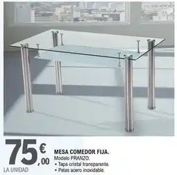 E.Leclerc Mesa comedor fija oferta