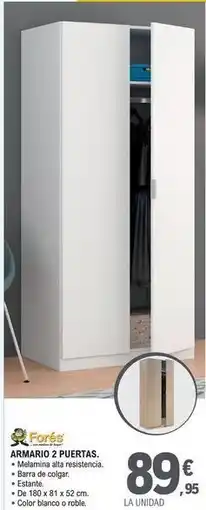 E.Leclerc Fores - armario 2 puertas oferta