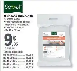 E.Leclerc Savel - almohada antiacaros oferta