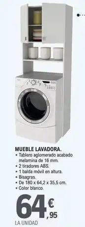 E.Leclerc Meka block - mueble lavadora oferta