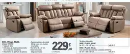 E.Leclerc Sofa 1 plaza relax oferta