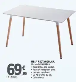 E.Leclerc Mesa rectangular oferta