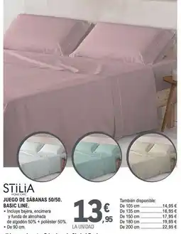 E.Leclerc Stilia - juego de sábanas oferta