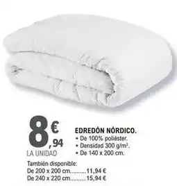 E.Leclerc Eco+ - edredon nordico oferta