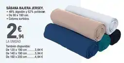 E.Leclerc Sabana bajera jersey oferta